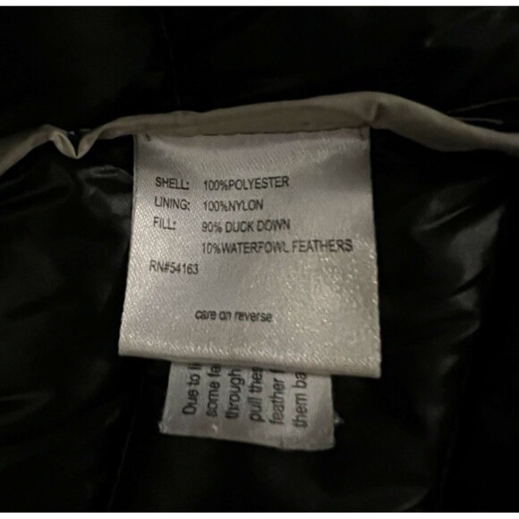 Calvin Klein Sz M Down Packable Coat Y2K Snakeskin Brown Leopard Warm Comfy - Picture 8 of 9